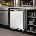 Thumbnail image #4 for Beverage Air UCR24HC One-Section Undercounter Refrigerator, 24-Inch Wide, 4.48 cu. ft., Solid Door, Rear-Mounted Self-Contained Refrigeration