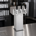 Thumbnail image #3 for Perlick 3780-3W-304SS 304 Stainless Steel Tee Tower - 3-Faucet Countertop Beer Dispenser