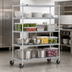 Thumbnail image #3 for EAGLEbrite 4-Tier Wire Shelving Dolly Truck, 48