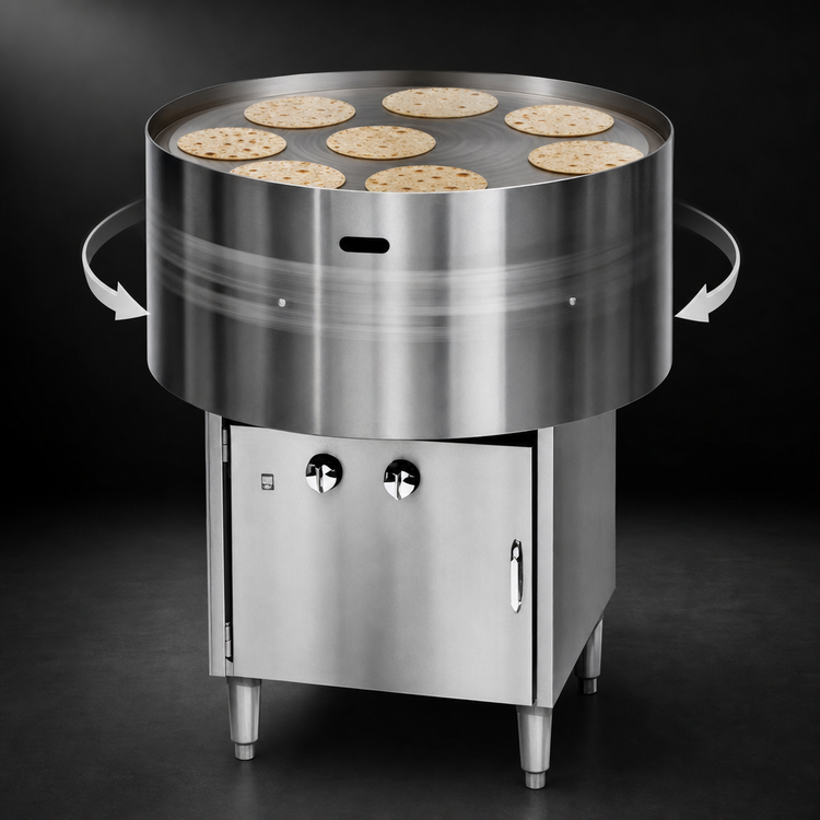 Product image #3 for Jade Range JTRG-48 Titan 48" Rotating Gas Tortilla Griddle