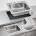 Thumbnail image #3 for Advance Tabco Smart Series 1-Compartment Drop-In Sink, 23 x 21 Inch, 12 Inch Deep Bowl