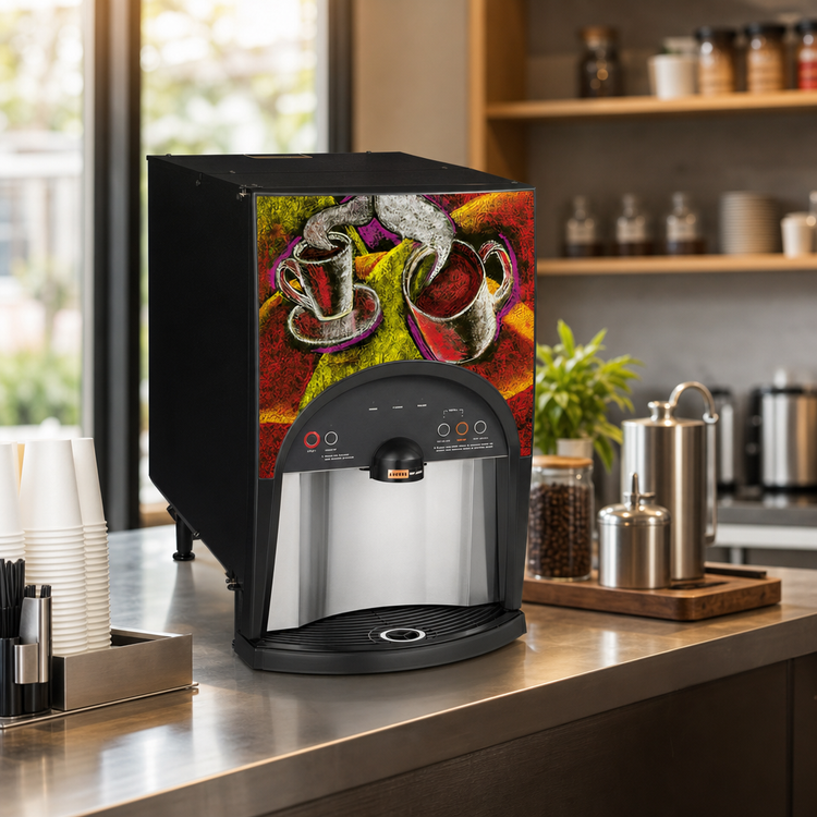 Product image #3 for BUNN Ambient Low-Profile Bag-In-Box Liquid Coffee Dispenser with 2 Dispense Heads
