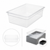 Thumbnail image #3 for Cal-Mil Rectangular Clear ABS Plastic Ice Housing Insert Pan Only, 18 x 26 x 6 Inches