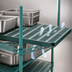 Thumbnail image #3 for Eagle Group QuadPlus Louvered Polymer Shelf Mat, 72 x 18 Inches, Green