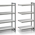 Thumbnail image #3 for Cambro Camshelving Basics Plus 4-Tier Solid Polymer Add-On Shelving Unit, 21 x 60 x 84 Inches, Brushed Graphite