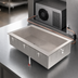 Thumbnail image #3 for Vollrath Remote Refrigerated 3-Pan Drop-In Cold Pan, Full-Size, Deep Well
