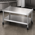 Thumbnail image #3 for 12-Inch Stainless Steel Equipment Stand with Open Base and Undershelf