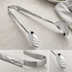 Thumbnail image #4 for American Metalcraft Amano Buffetware Hand-Forged Stainless Steel Serving Tongs, 11-3/4 Inch