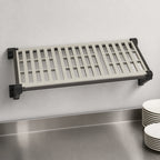 Thumbnail image #3 for Cambro Camshelving® Elevation EWSSK1824V580 Vented Wall-Mounted Shelf Kit, 18 x 24 in, Brushed Graphite