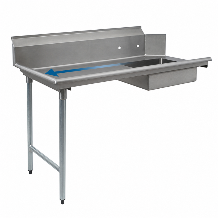 Product image #3 for Eagle Group BlendPort® Straight Soiled Dishtable with Sink, 96 Inch, Right-to-Left
