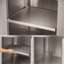 Thumbnail image #3 for BK Resources 30 x 30 Inch Optional Removable Stainless Steel Shelf for Cabinet Base Chef Tables