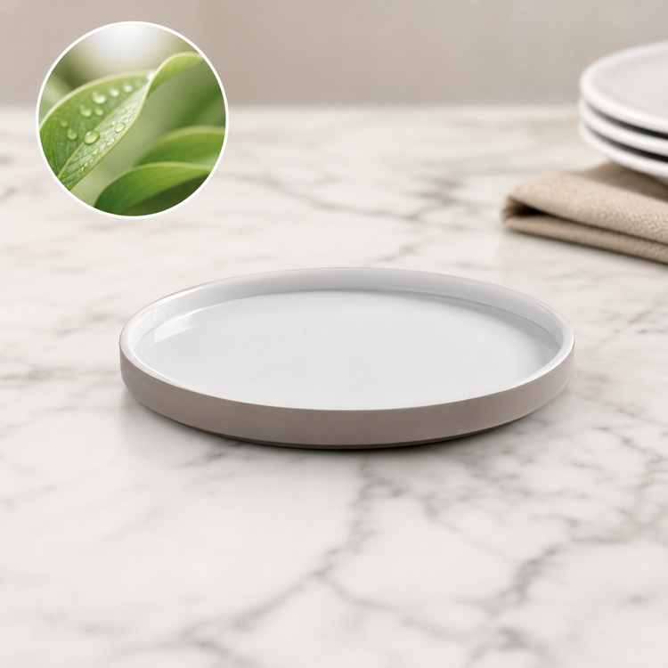 Product image #3 for American Metalcraft 6-Inch Round Mocha BPA-Free Melamine Plate