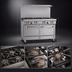 Thumbnail image #3 for Southbend Ultimate 48-Inch Commercial Gas Range with 7 Burners, Convection Oven, and Cabinet Base