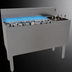 Thumbnail image #3 for Glastender Extra Deep 42-Inch Underbar Ice Bin/Cocktail Unit with 10-Circuit Cold Plate and Bottle Well Storage