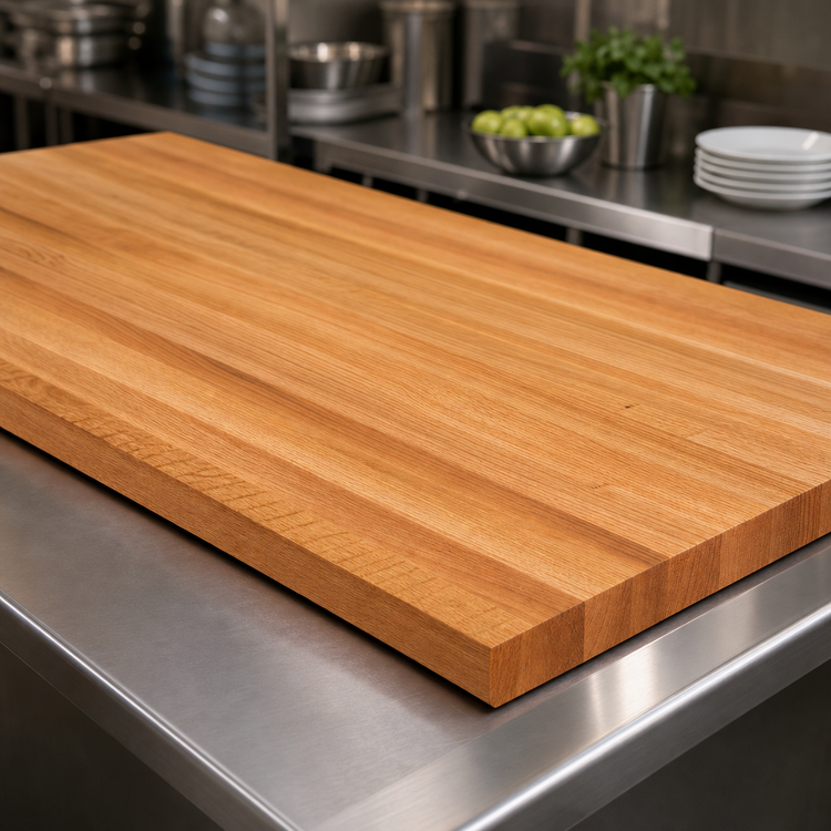 Product image #3 for John Boos Appalachian Red Oak Island Countertop, 60 x 32 x 1-1/2 Inch Thick, Edge Grain, Oil Finish