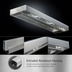 Thumbnail image #3 for Eagle RedHots 42-Inch Single Lighted Rod-Type Strip Heat Lamp, 208V, 855W