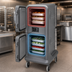 Thumbnail image #3 for Cambro Pro Cart Ultra Electric Front-Loading Hot/Cold Food Pan Carrier, 8 GN 1/1 Pan Capacity