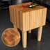 Thumbnail image #3 for John Boos Boos Block AA10 Traditional End Grain Maple Butcher Block Work Table
