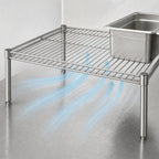 Thumbnail image #3 for Metro Super Erecta P1824NS Stainless Steel Open Wire Dunnage Rack Platform, 24 x 18 x 14-1/2 Inches