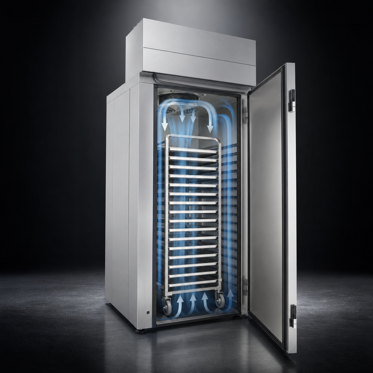 Product image #3 for Baxter RPW1S Single Wide Roll-In Retarder/Proofer Cabinet, 120.5-Inch Deep, Electric Heat, Remote R448A Refrigeration