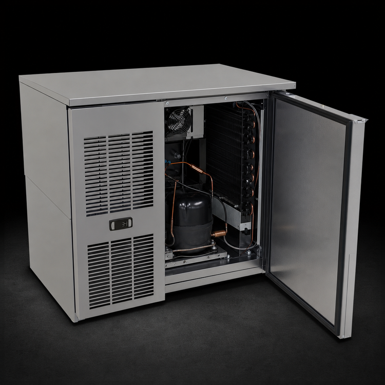 Product image #3 for Glastender C1FL32-UC One-Zone Front-Serviced Undercounter Cooler, 32-Inch Wide, 1-Section, Stainless Top