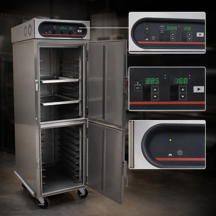 Product image #3 for Carter-Hoffmann CH1800 Electric Full-Height Cook & Hold Cabinet, 18 Full-Size Sheet Pans, 240V