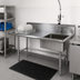 Thumbnail image #3 for John Boos 60-Inch Undercounter Straight Soiled Dishtable with Right-To-Left Operation and 20-Inch Pre-Rinse Sink