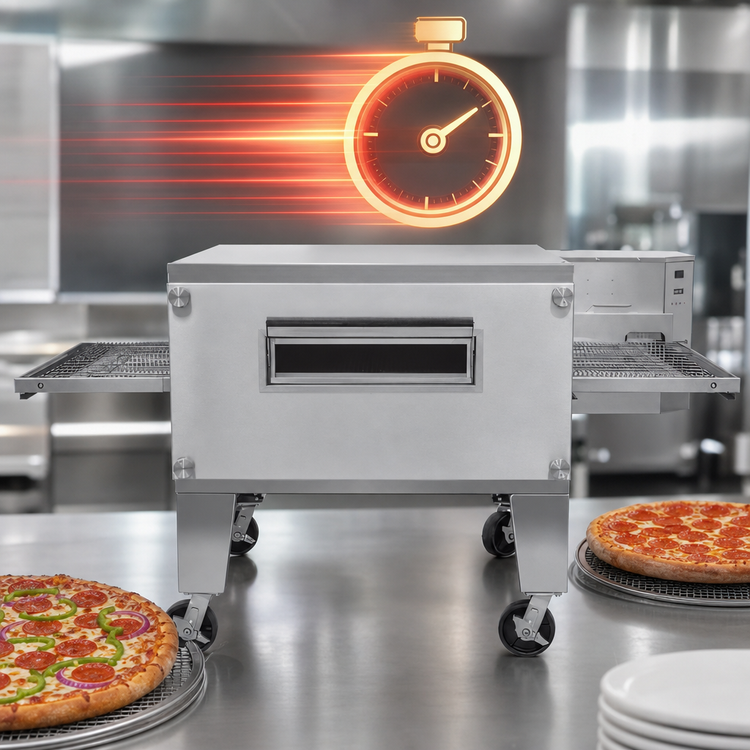 Product image #3 for Lincoln Impinger 3200 Series 40-Inch Electric Conveyor Pizza Oven with FastBake Technology