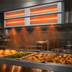 Thumbnail image #3 for Hatco Glo-Ray 24-Inch Unlighted Dual Infrared Strip Heater, 1300W, Aluminum, 6-Inch Spacer