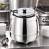 Thumbnail image #3 for TableCraft 8 Quart Polished Stainless Steel Countertop Soup Kettle Warmer