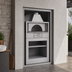 Thumbnail image #3 for Marra Forni Facade EF110G Enclosed Facade Gas-Fired Brick Pizza Oven with 43.25-Inch Round Deck