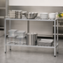 Thumbnail image #3 for New Age T-Bar Series 2-Tier Aluminum Cantilevered Shelving Unit, 36W x 20D x 48H
