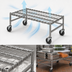 Thumbnail image #3 for EagleGard Mobile Wire Dunnage Rack, 36 x 24 x 14 Inches, 800 lb. Capacity