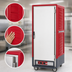 Thumbnail image #3 for Metro C5 3 Series Full Height Heated Holding and Proofing Cabinet, Red, Full Length Solid Door, Low Watt