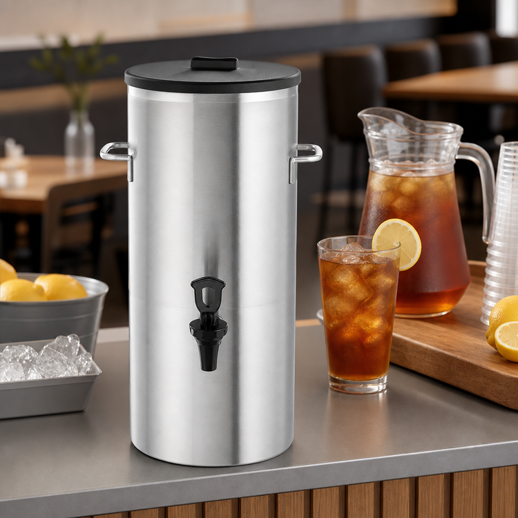 Product image #3 for Bloomfield 8799-3G Round Stainless Steel Portable Iced Tea Dispenser, 3-Gallon