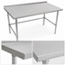 Thumbnail image #3 for John Boos Stallion 84-Inch x 30-Inch Stainless Steel Top Work Table with 1-1/2-Inch Rear Up-Turn and Galvanized Base