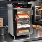 Thumbnail image #3 for Cres Cor H138NSCC1MC5Q Half-Size Countertop Insulated Hot Food Display Cabinet with Tempered Glass Door and Electronic Thermostatic Controls