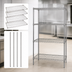 Thumbnail image #3 for Quantum 36 Inches W x 30 Inches D x 74 Inches H 4-Shelf Wire Shelving Starter Kit, 304 Stainless Steel