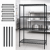 Thumbnail image #3 for Quantum 24-Inch W x 18-Inch D x 74-Inch H 4-Shelf Wire Shelving Starter Kit