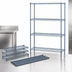 Thumbnail image #3 for Quantum Gray Epoxy Wire Shelving Starter Kit, 54 x 18 x 63 Inches, 4 Shelves