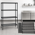 Thumbnail image #3 for Quantum Black Epoxy Wire Shelving Starter Kit, 60-Inch W x 30-Inch D x 74-Inch H