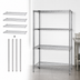 Thumbnail image #3 for Quantum 42-Inch W x 18-Inch D x 54-Inch H 304 Stainless Steel Stationary Wire Shelving Starter Kit