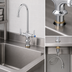 Thumbnail image #3 for T&S Brass Double Pantry Single-Hole Deck-Mount Mixing Faucet with 5-3/4 Inch Swivel/Rigid Gooseneck