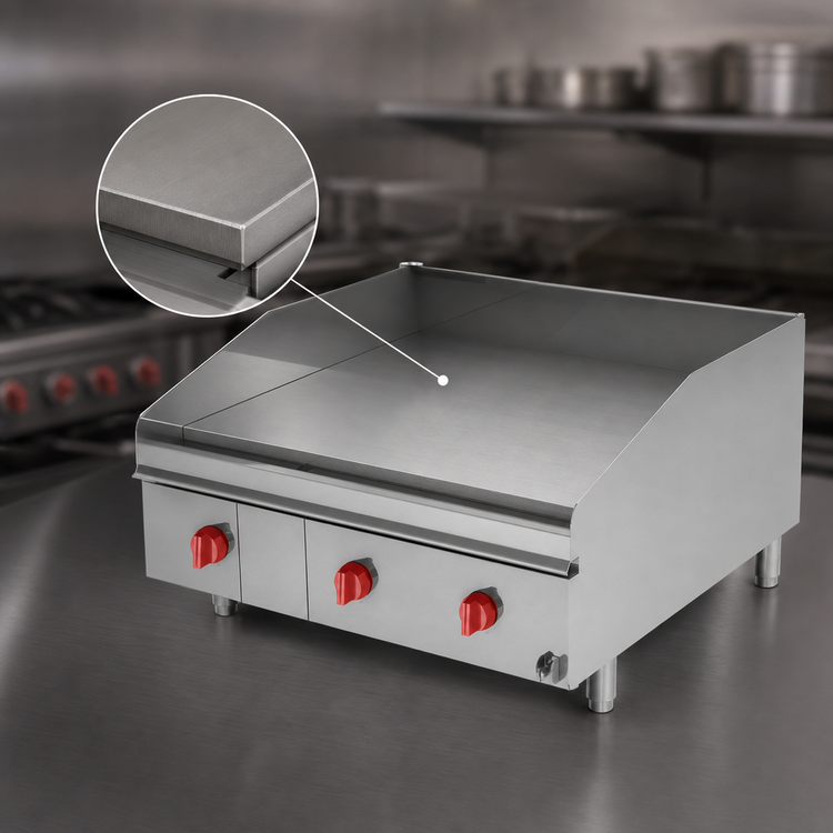 Product image #3 for Lang LG Series 60-Inch Gas Countertop Griddle, Extended Depth, Solid State Controls