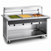 Thumbnail image #3 for Atlas Metal BLH-3 Mobile Hot Food Serving Counter with (3) Wells