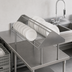 Thumbnail image #3 for John Boos Double-Sided Tubular Stainless Steel Sorting Shelf for Soiled Dish Tables, 48 x 30-1/2 x 32 Inch