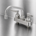 Thumbnail image #3 for T&S Brass EverSteel 4-Inch Deck Mount Workboard Mixing Faucet with 6-Inch Swing Nozzle and Lever Handles