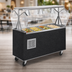 Thumbnail image #3 for Vollrath 2-Series Affordable Portable Mobile Refrigerated Cold Food Pan Buffet Station with Clear Acrylic Breath Guard, 4-Pan, Granite Wrapper
