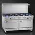 Thumbnail image #3 for Southbend Ultimate 60-Inch Gas Restaurant Range with 10 Open Burners and 2 Convection Ovens
