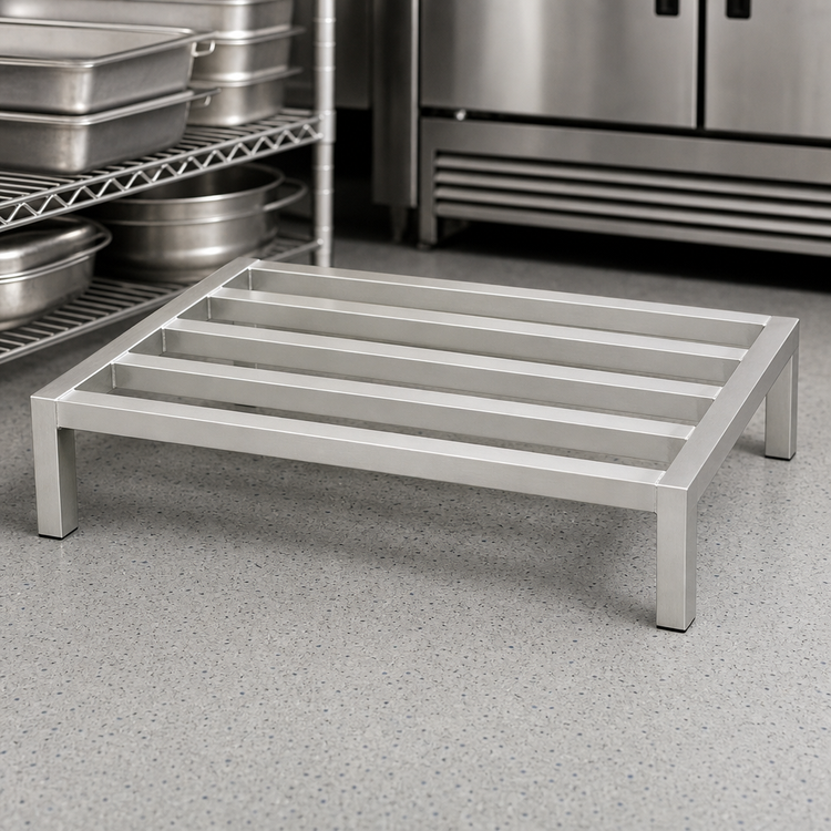 Product image #3 for Panco All-Welded Aluminum Tubular Dunnage Rack, 48 x 24 x 8 Inches, 2,000 lb. Capacity